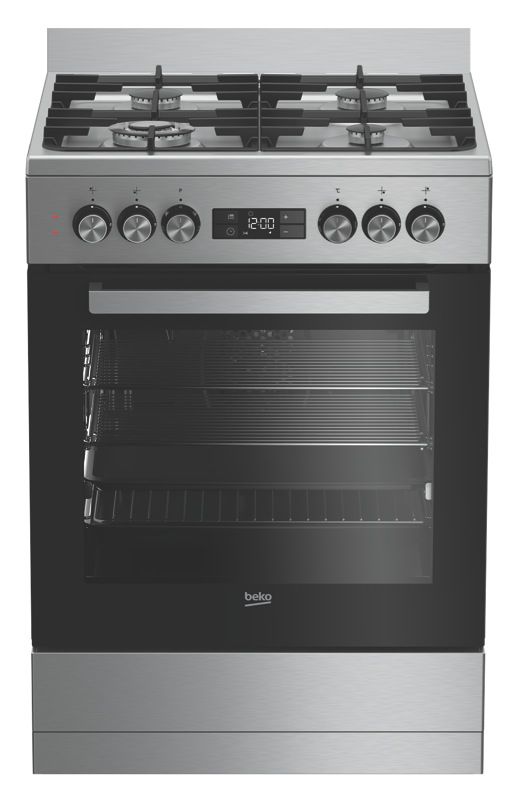 beko 60cm dual fuel cooker