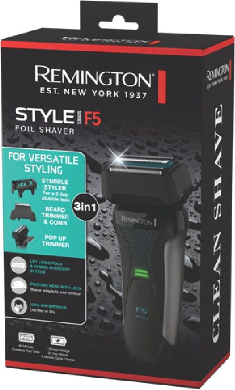 remington style series f5 foil shaver f5500au