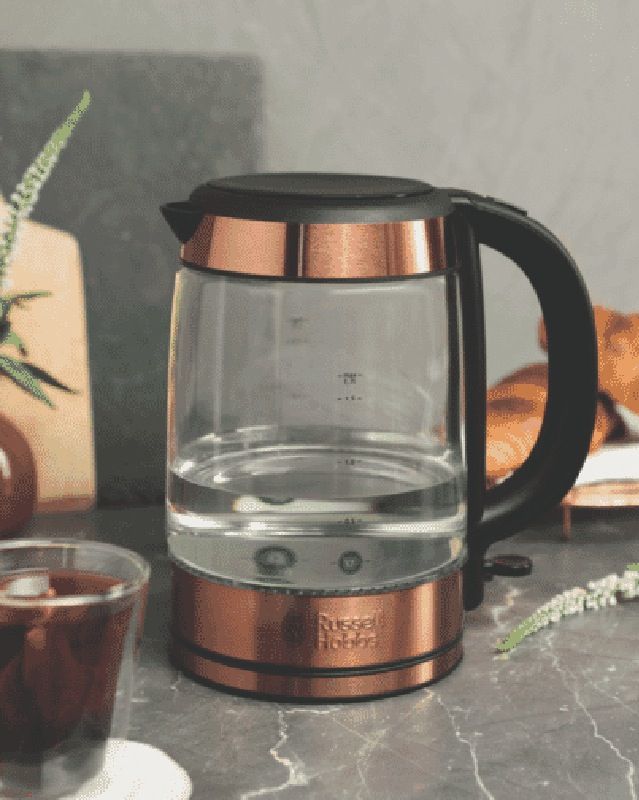 copper glass kettle