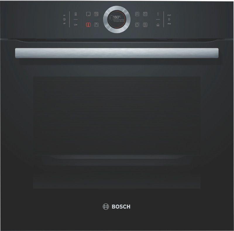 Bosch 60cm Built-In Pyrolytic Oven - Black HRG6753B1A Review by ...